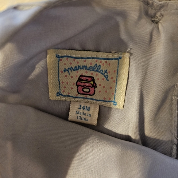 Marmellata Girl's Toddler Silver Party Formal Dress NWT 2 PC Set Child 24 M - Picture 9 of 10